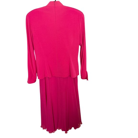 Daymor Couture Womens Pink Evening Dress With Jacket Size 14 - Picture 4 of 4